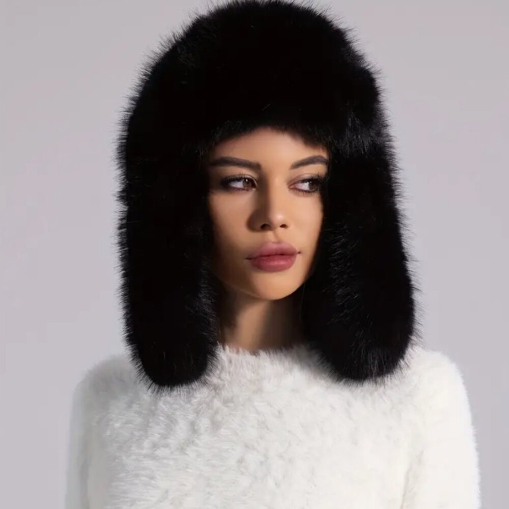 ❤️🔥 Cozy Faux Fur Trapper Hat with Earflaps - Picture 2 of 6